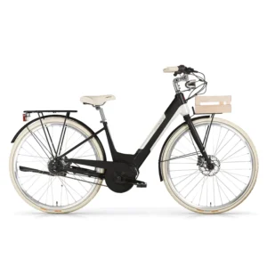 Powabyke E-Primavera Step Through Hybrid Electric Bike – Black